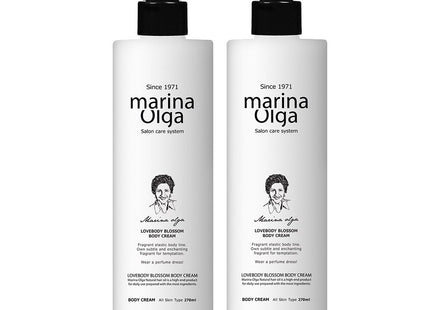 DK MARINA  All Day Blossom Body Cream Moisturizing White Musk Perfume Body Lotion, 270ml, 2 Count
