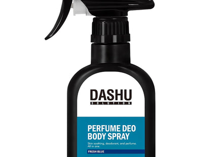 DASHU  Solutions Perfume Deo Body Spray Fresh Blue, 200ml, 1 Pack