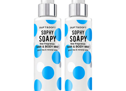DEWY&DOOFT  SOPHIE SOPHIE Fine Fragrance Hair & Body Mist Soap Scent, 150ml, 2 Count