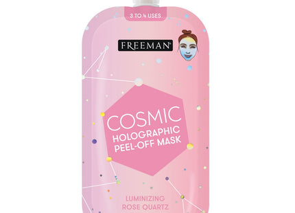FREEMAN  Holographic Peel-Off Mask Luminizing Rose Quartz 35ml, 1 Count, 1 Pack