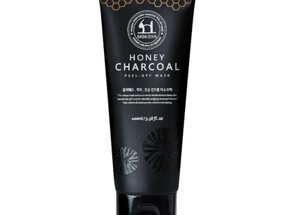 MOKSHA  Honey Charcoal Peel-Off Mask Pack, 1 Count, 1 Pack