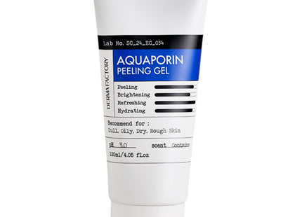 DERMA FACTORY  Aquaporin Peeling Gel 120ml 1 Count
