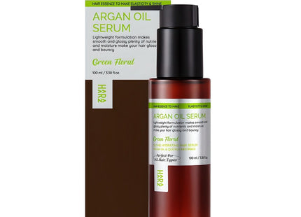 HARAZ  Argan Oil Serum Green Floral Scent Hair Essence, 100ml, 1 piece