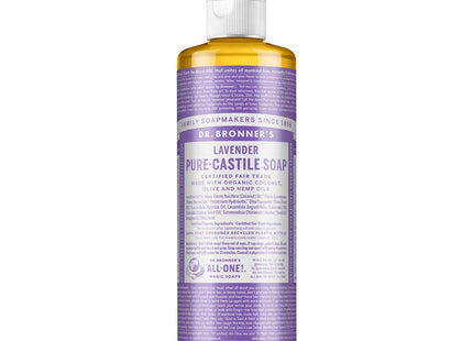 DR. BRONNER'S  Lavender Pure-Castile Bar Soap Body Wash, 475ml, 1 Pack