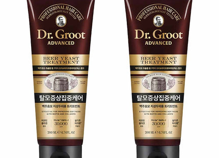 DR. GROOT  Hair Loss Care Treatment with Brewer's Yeast, 200ml, 2 Count