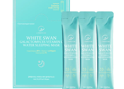 O2TO1  White Swan Galactomyces Vitamin C Water Sleeping Mask 20p, 4ml, 1ea