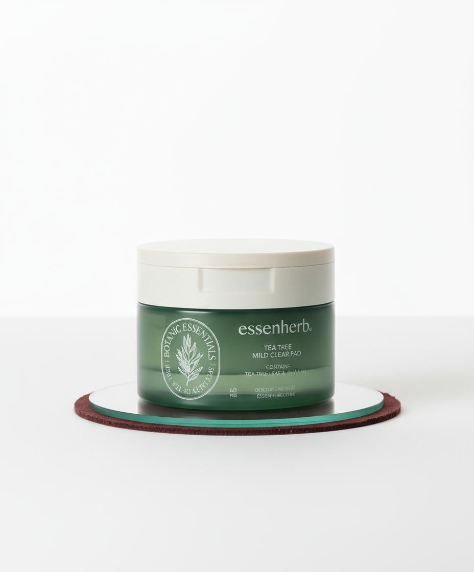 Unlocking Clear Skin: My Honest Review of essenHERB Tea Tree Mild Clear Pads (60ea)