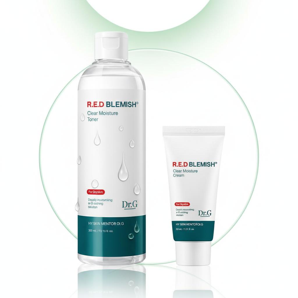 Dr.G Red Blemish Clear Moisture Toner: My Secret Weapon for Soothed & Hydrated Skin! (Special Set Review)