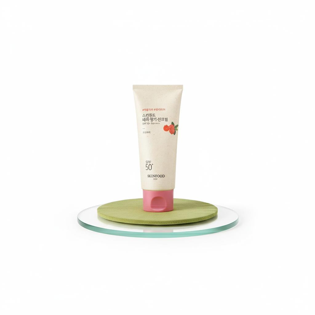 SKINFOOD Berry Fruity Sun Cream Review: Your New Holy Grail SPF 50+ PA++++!