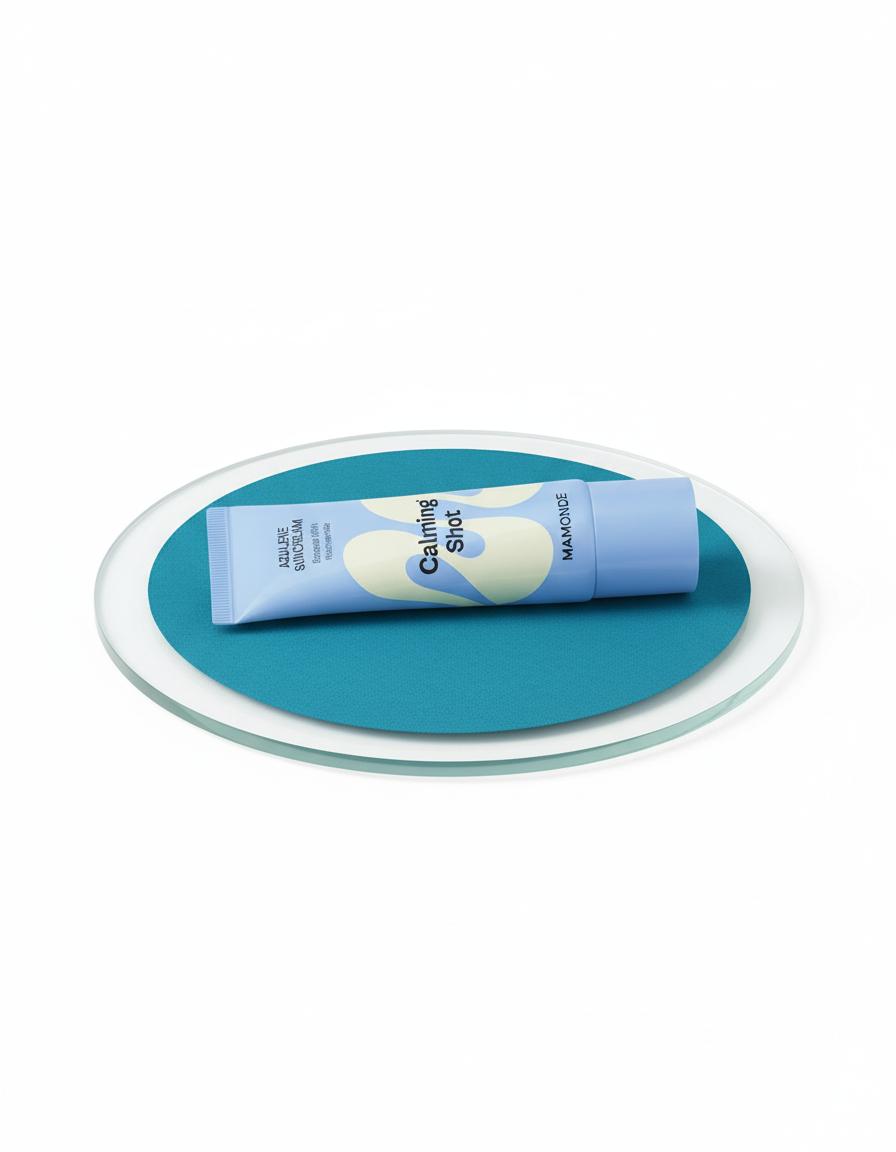 My New Holy Grail: Mamonde Sun Cream Calming Shot Azulene Sun Cream Review | Gentle & Effective SPF 50+