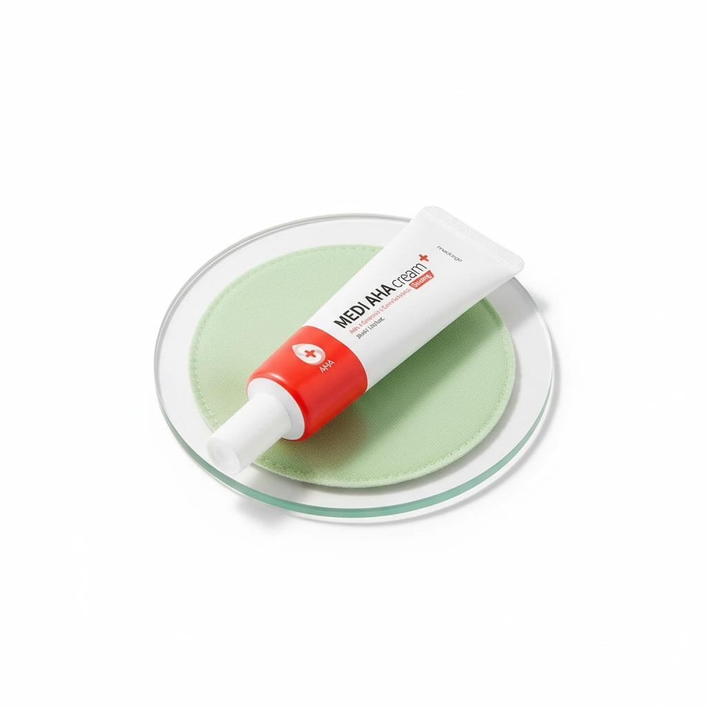 Unlock Your Glow: My Honest Review of Mediorga Medi-AHA Cream Strong 1+1 Special Edition!