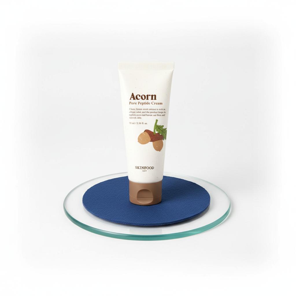 SKINFOOD Acorn Pore Peptide Cream: My Honest Review on Pore Tightening & Elasticity! A K-Beauty Must-Have!