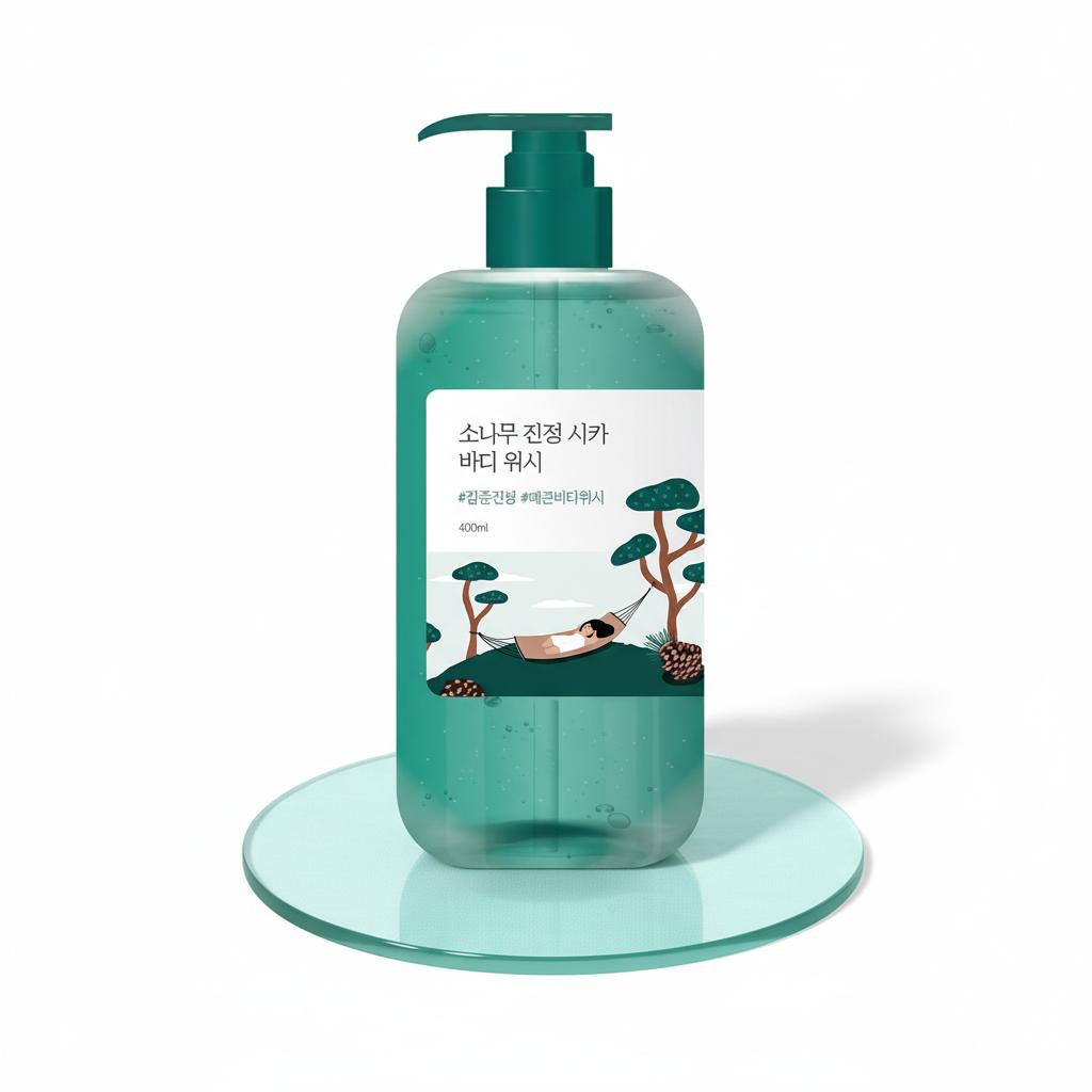 My Holy Grail Body Wash: ROUND LAB Pine Calming Cica Body Wash Review