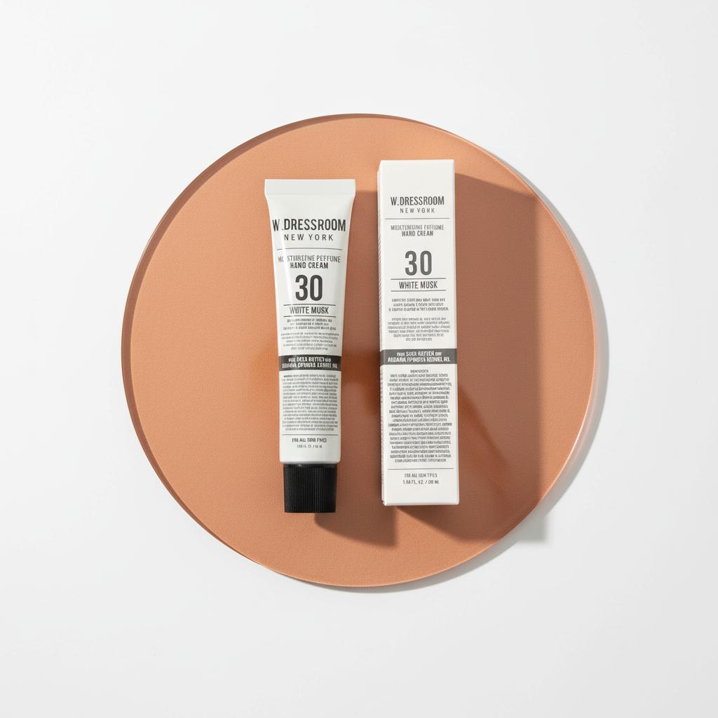 W.DRESSROOM White Musk Hand Cream: Your New Everyday Essential for Soft, Scented Hands!