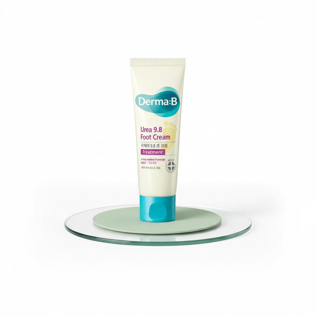Derma:B Urea 9.8 Foot Cream Review: My Secret to Super Soft Feet in Korea!