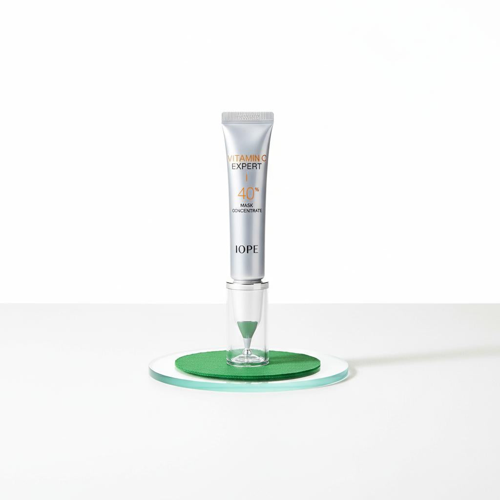 IOPE Vitamin C Expert 40% Mask Concentrate Cream: My Secret to <span style='color:red;'><b>Glass Skin & Glow!</b></span> (Special Set Review)
