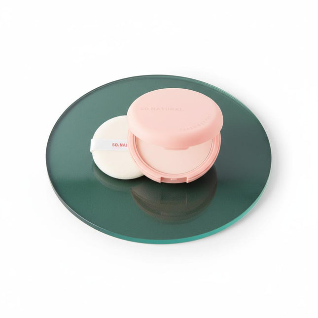 SO NATURAL Powder For Room Peach Deo Compact 10g + Puff Included