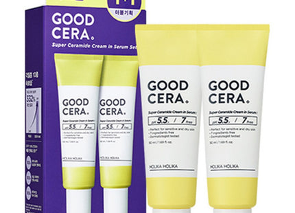 HOLIKA HOLIKA  Gudetama Super Ceramide Cream in Serum 1+1 100ml 1ea