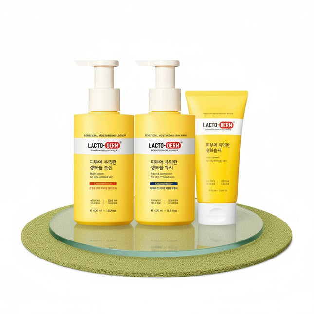 LACTODERM LACTODERM X WIGGLE WIGGLE Deep Hydration Trio Limited Edition Set