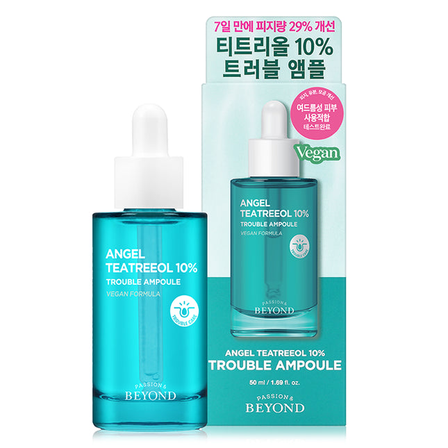 BEYOND  Angel Tea Tree Oil 10% Trouble Ampoule, 50ml, 1 count