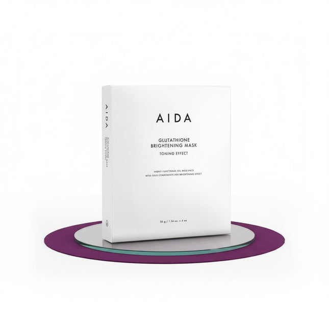 AIDA Glutathione Brightening Ampoule Mask 4ea +Moisture Ampoule 4g