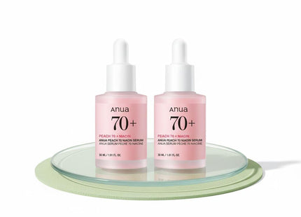 ANUA Peach 70 Niacinamide Serum 30ml 2 Pack