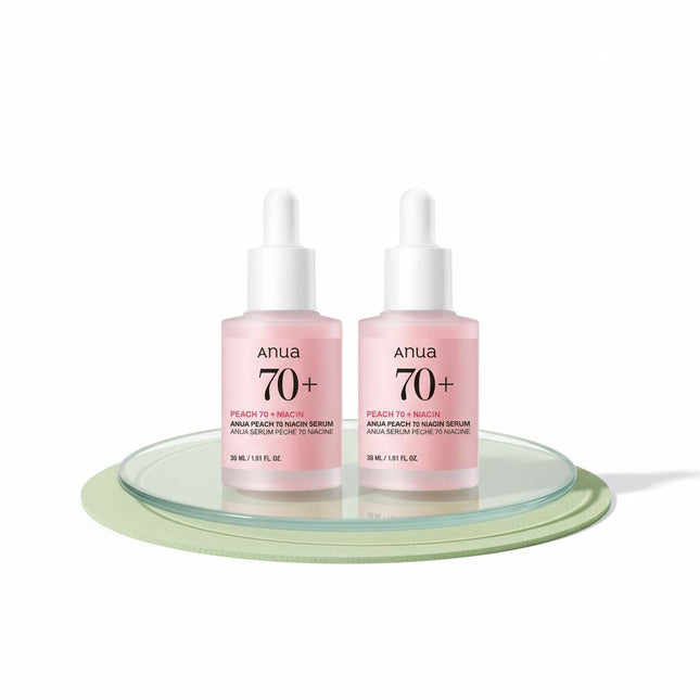 ANUA Peach 70 Niacinamide Serum 30ml 2 Pack