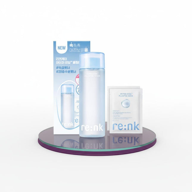 RENK HYPER HYAL PLUMPING TONER 200ML + MASK 2 SHEETS