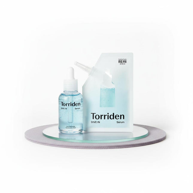 TORRIDEN Dive-In Low Molecular Hyaluronic Acid Serum 50ml Refill Set + 50ml Refill Pouch