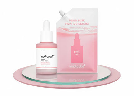 MEDI-CUBE Medi-Cube PDRN Pink Ampoule 30ml Refill Set Main + Refill 50ML + Gel Pad*2