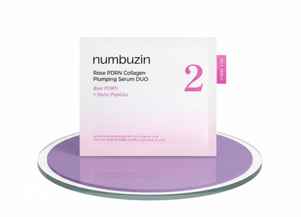 NUMBUZIN No 2 Rose PDRN Collagen Plumping Serum Mini Duo 10ml Mild 1ml*5 + Intensive 1ml*5