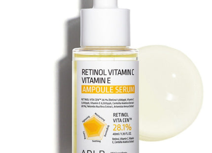 APLB  Retinol Vitamin C Vitamin E Ampoule Serum, 40ml, 1 Count