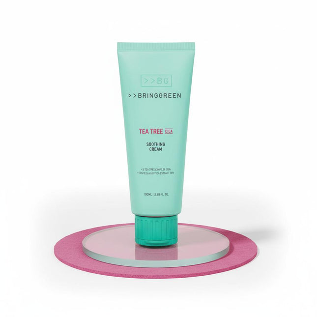 BRING GREEN Tea Tree Cica Soothing Cream Plus 100ml Duo Set  Single Item