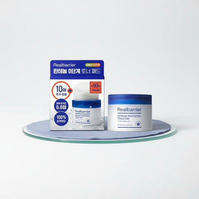REAL BARRIER Extreme Panthenol Toner Pad 80 Sheets +10 Sheets Special Edition