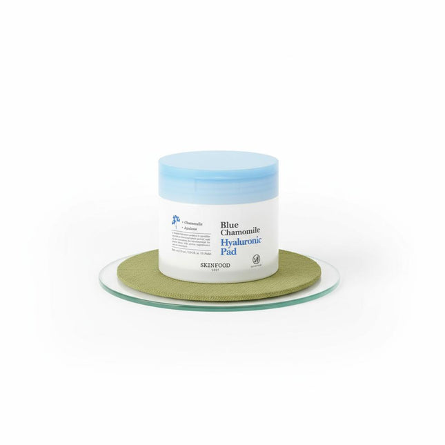 SKINFOOD Blue Chamomile Hyaluronic Pad 70ea Warm