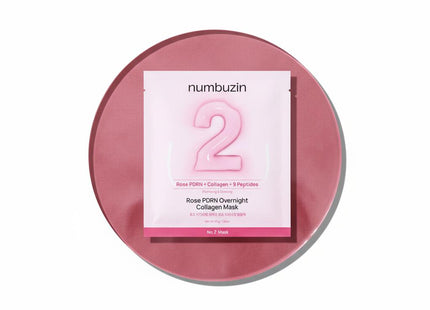NUMBUZIN No 2 Rose PDRN Collagen Wrapping Overnight Film Pack 1ea