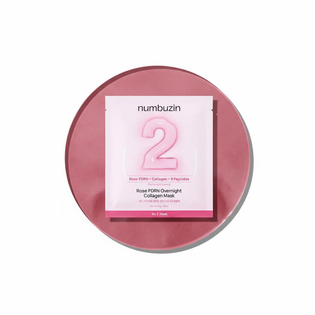 NUMBUZIN No 2 Rose PDRN Collagen Wrapping Overnight Film Pack 1ea