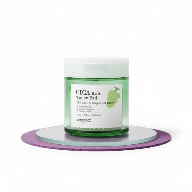 SKINFOOD SKINFOOD Shine Muscat Cica BHA Toner Pad