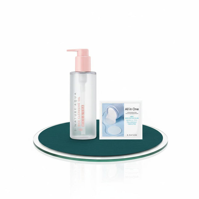 ESNATURE Aqua Rice Cleansing Oil 200ml + Calming Pad 2ea