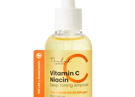 THE LAB BY BLANC DOUX  Vitamin C Niacin Deep Toning 7-Day Whitening Ampoule, 50ml, 1 count
