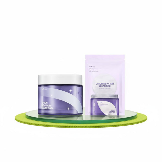 ISNTREE Onion Newpair Clear Pad 60ea +Refill 20ea+Keyring