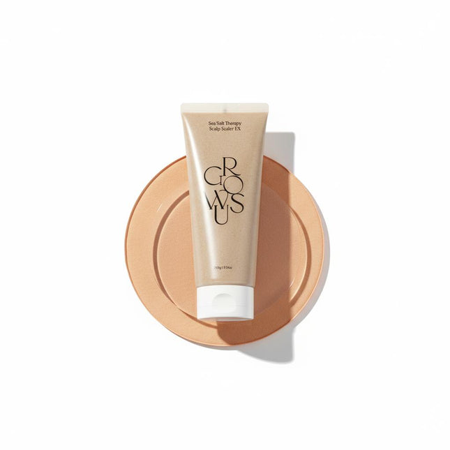 GROWUS Sea Salt Therapy Scalp Exfoliator 265g + Shampoo 50g Gift