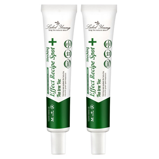 LABELYUNG Shocking Effect Recipe Tea Tree Spot 30ml, 2 Count