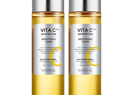 MISSHA MISA
BEAUTY
VITAMIN C PLUS BRIGHTENING TONER 200ML SET OF 2