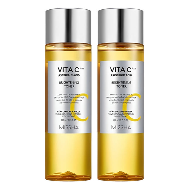 MISSHA MISA
BEAUTY
VITAMIN C PLUS BRIGHTENING TONER 200ML SET OF 2