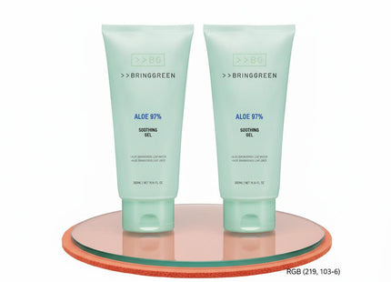 BRING GREEN Aloe 97 Soothing Gel 300ml 2-pack  Single