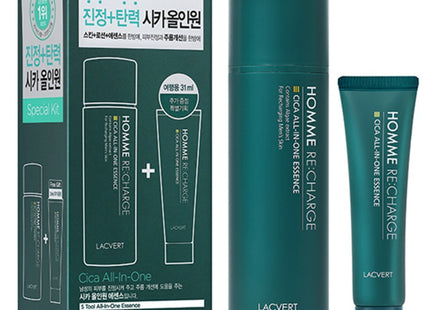 LAQUE VAIRE  Homme Recharge Cica All-in-One Essence 150ml + 31ml Set, 1 Count