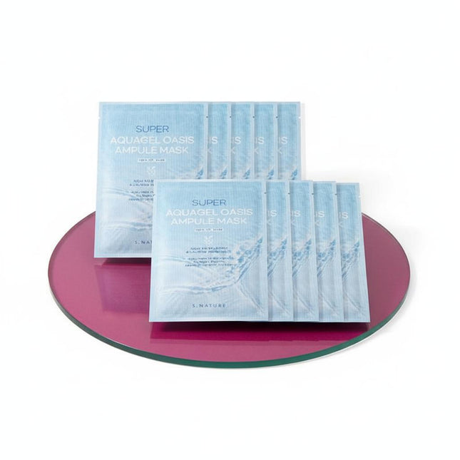 S NATURE Super Aqua Gel Oasis Ampoule Mask 10ea