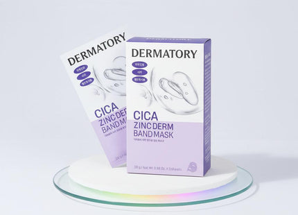 DERMATORRY Cica Zincderm Band Mask 4ea +1ea Gift Set