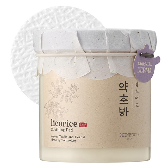 SKINFOOD  Herb Garden Licorice Soothing Pad 250g 60ea 1pack